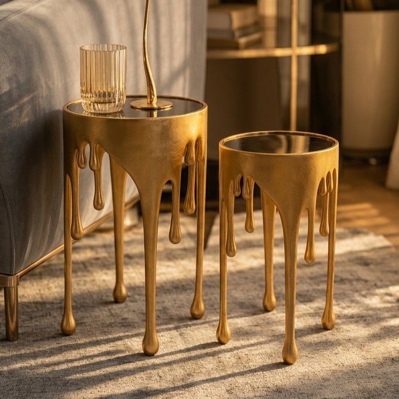 Zara Luxury Drip TABLE SET OF 2