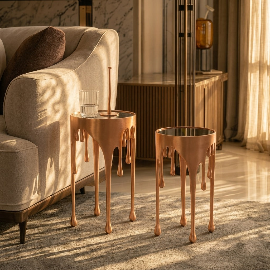 Bispoke  Luxury Drip TABLE SET OF 2