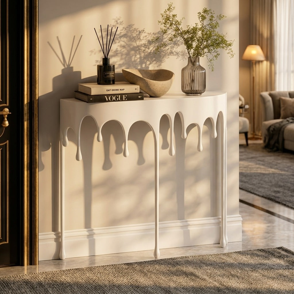 Laara  Drip Living Room Console Table