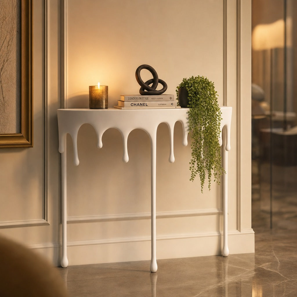 Laara  Drip Living Room Console Table