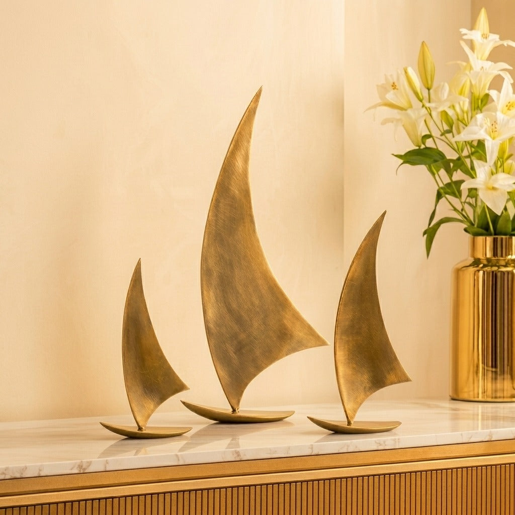 Evara Decorative sailboat  Set of 3