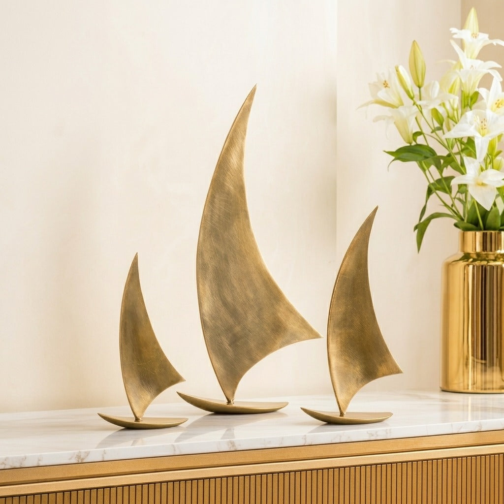 Evara Decorative sailboat  Set of 3