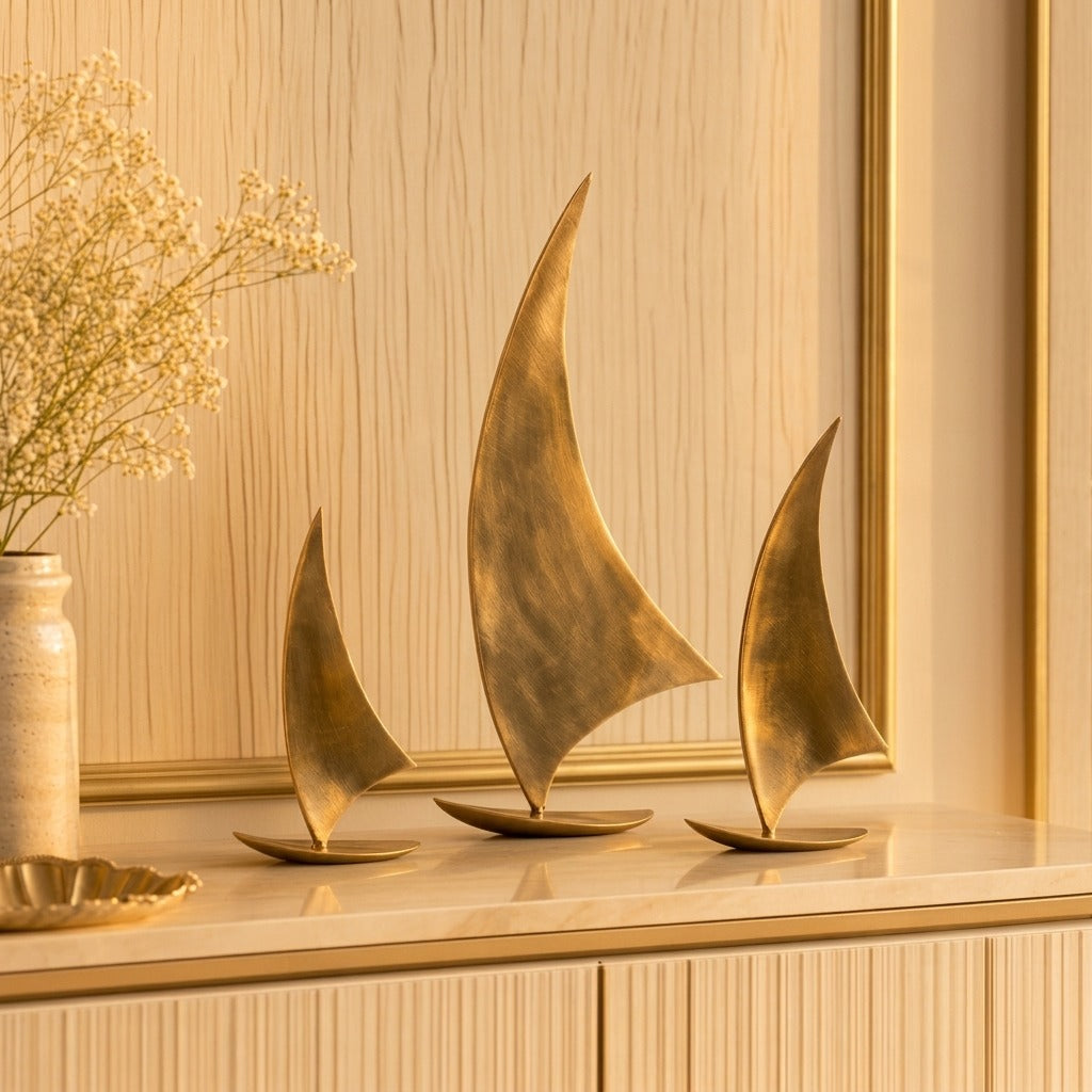 Evara Decorative sailboat  Set of 3