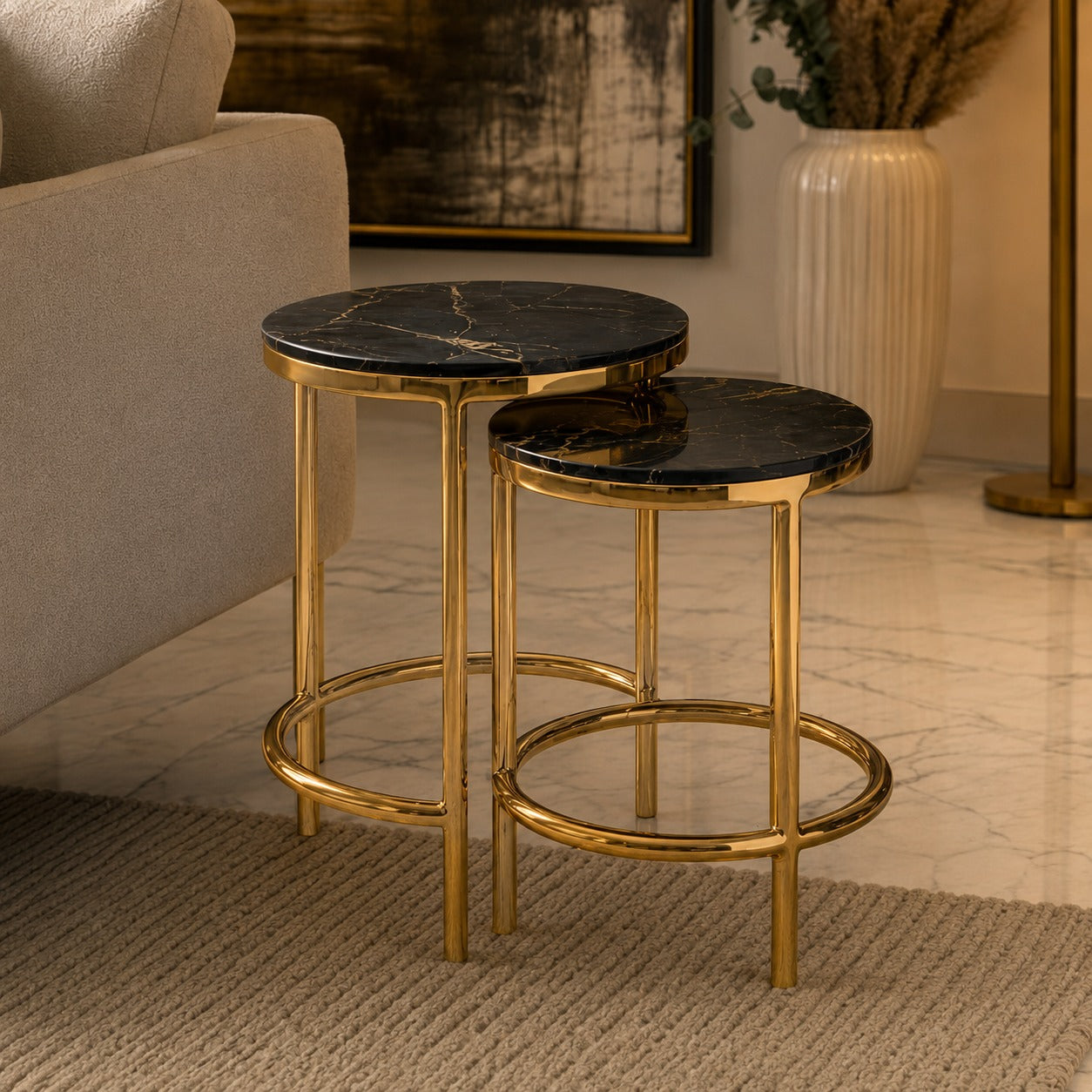 Seable  table set of 2