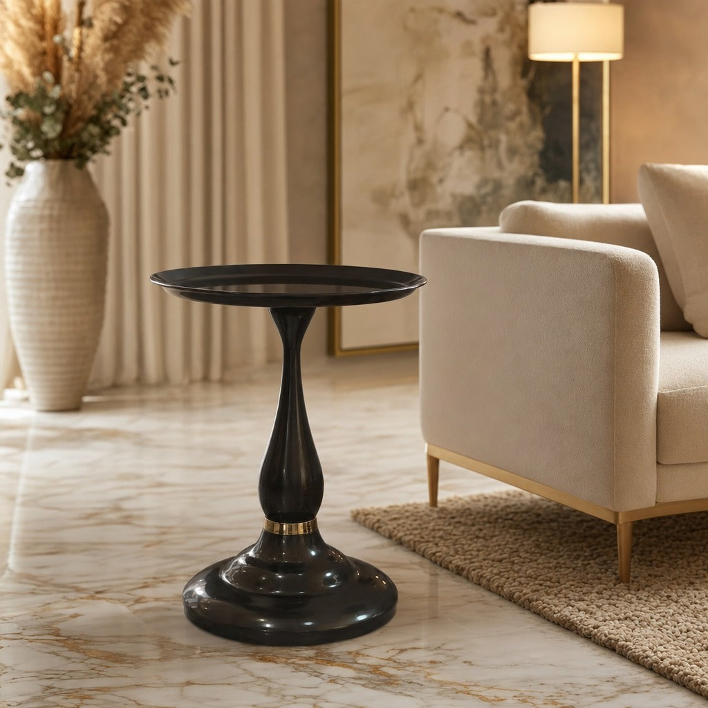 Obsidian Side Table