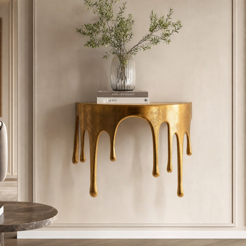 Midas Drip  Half Moon Wall Shelf
