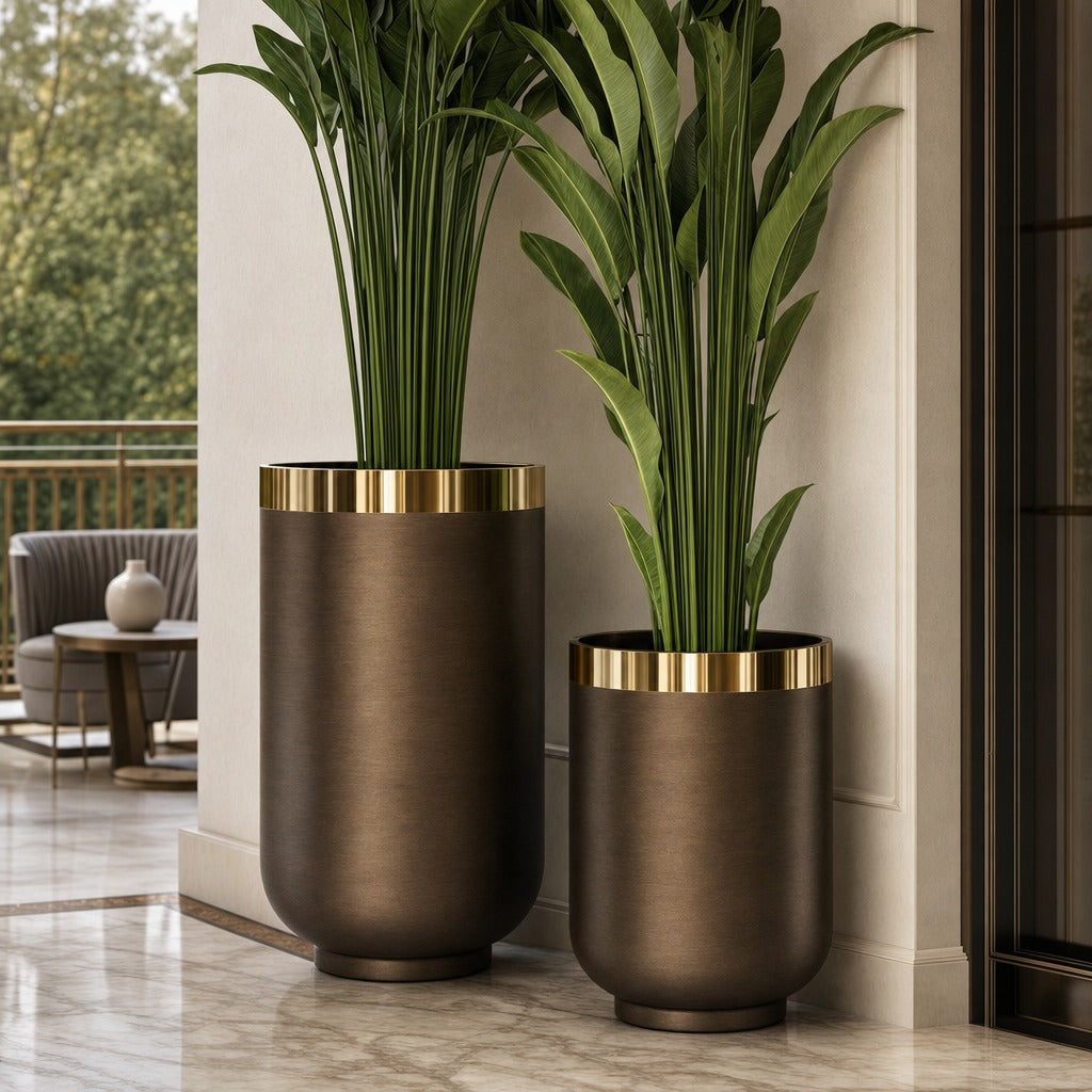 Crown Luxury  Planter Set of 2