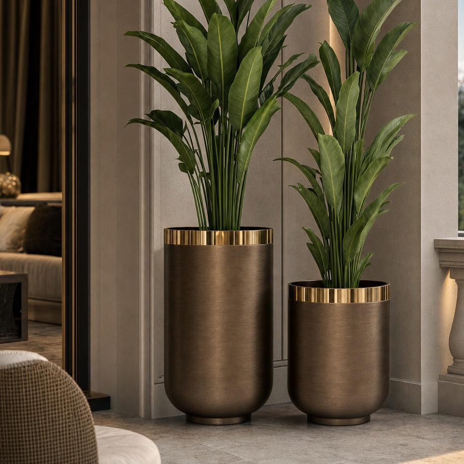 Crown Luxury  Planter Set of 2