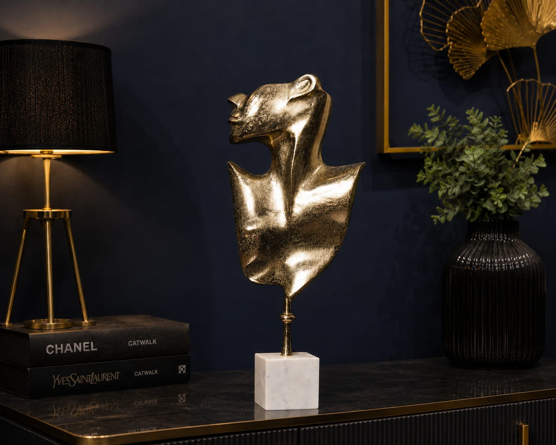 Lura Golden Swan Sculpture
