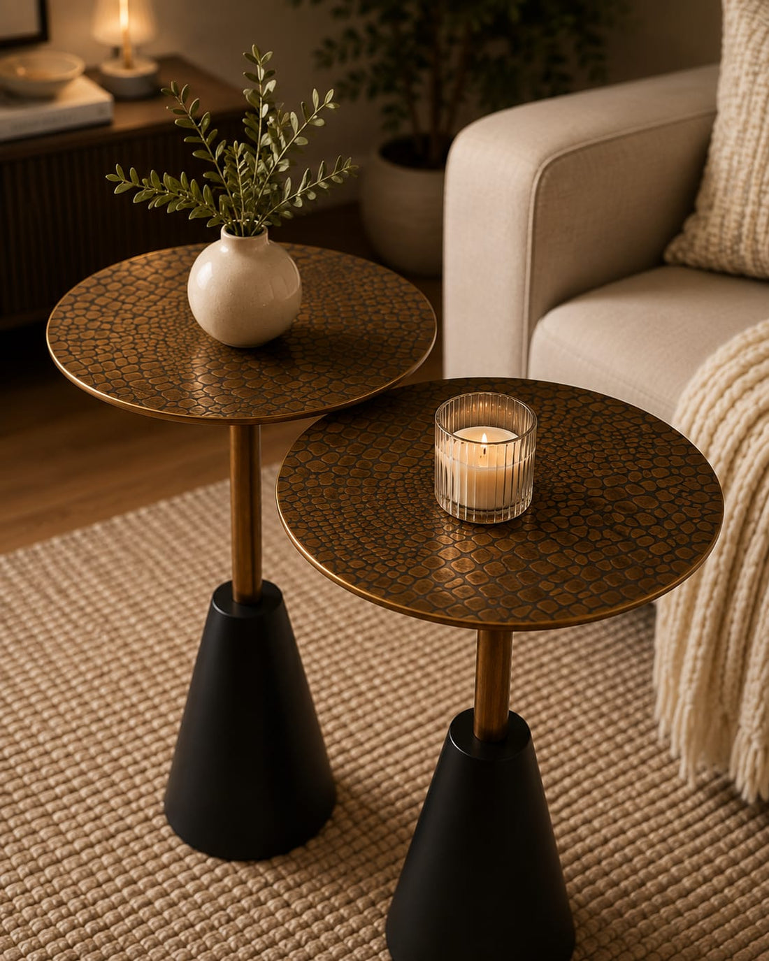 Lusa luxury table set of 2