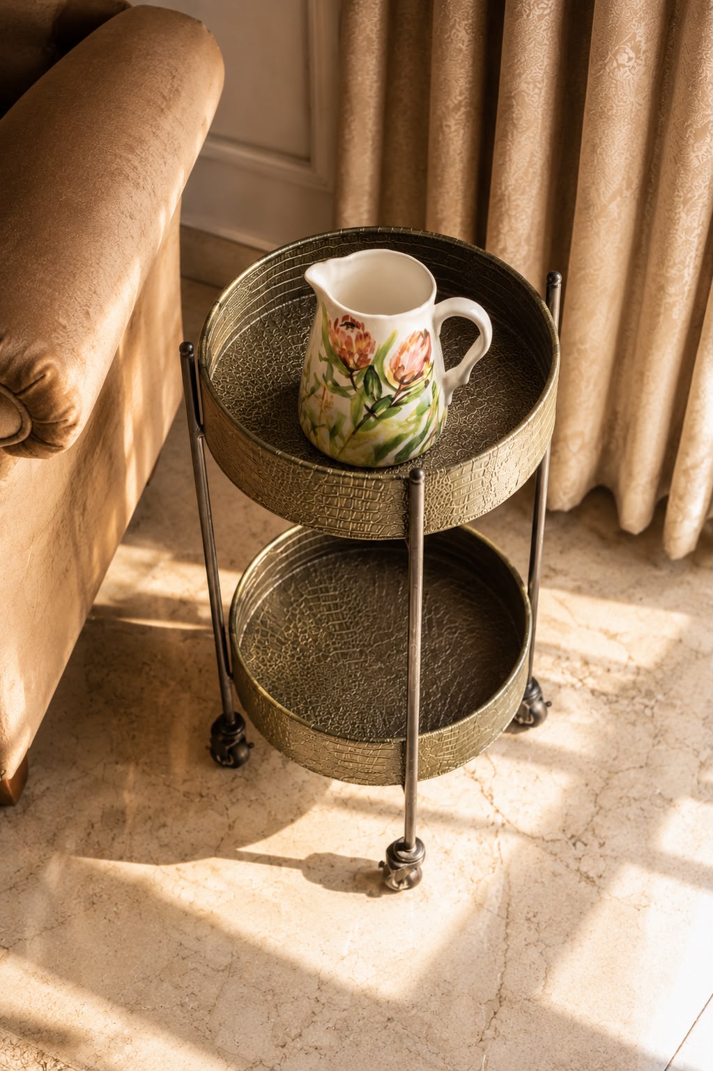 Luxury Textured Bar troley