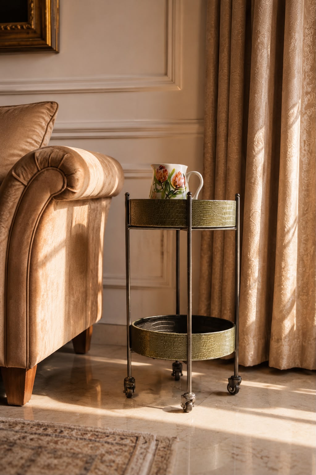 Luxury Textured Bar troley