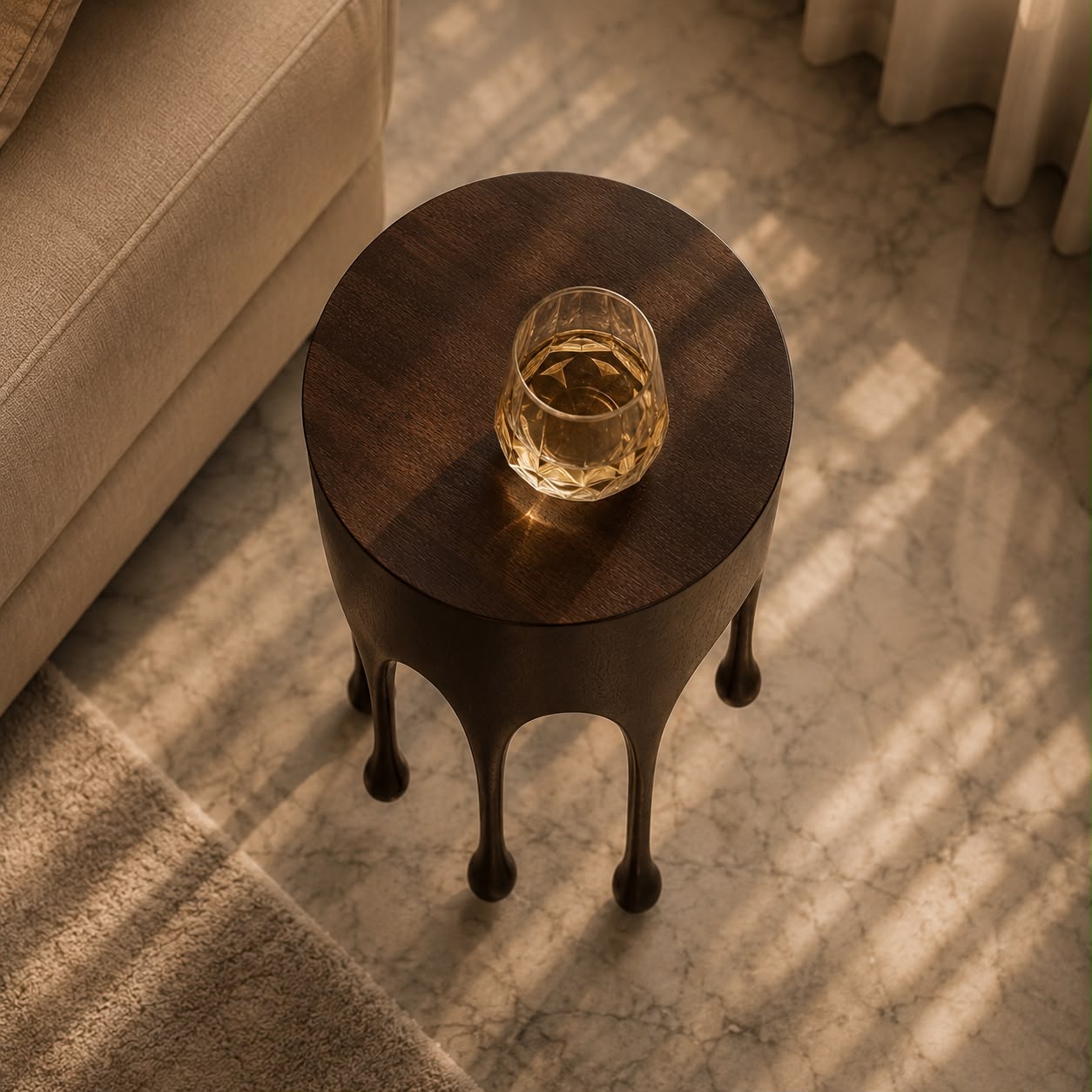 Roxa   Luixury Drip Side Table