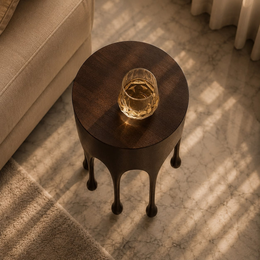 Roxa   Luixury Drip Side Table