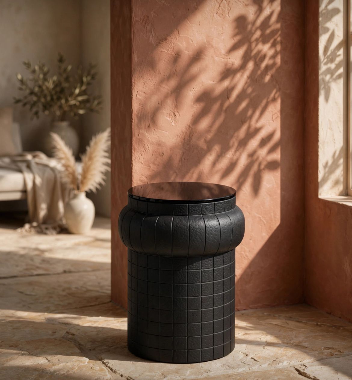NOIR GRID Side Table