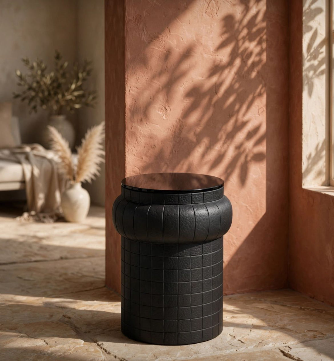 NOIR GRID Side Table