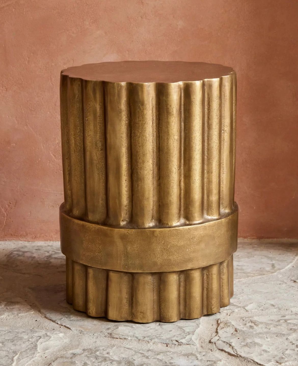 AURELIA Luxury  Pillar  Side Table
