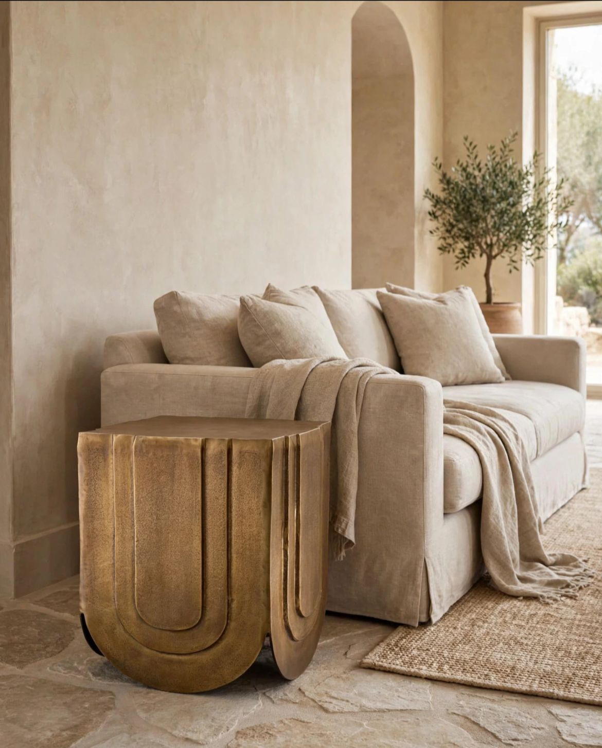 Aura Luxury Cube  side Table