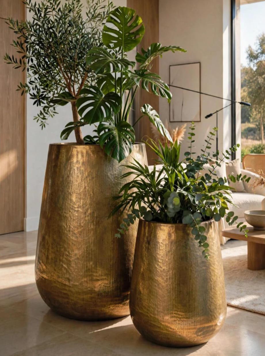 LORIA Jumbo  Luxury Vintage pot  Planter Set of 2