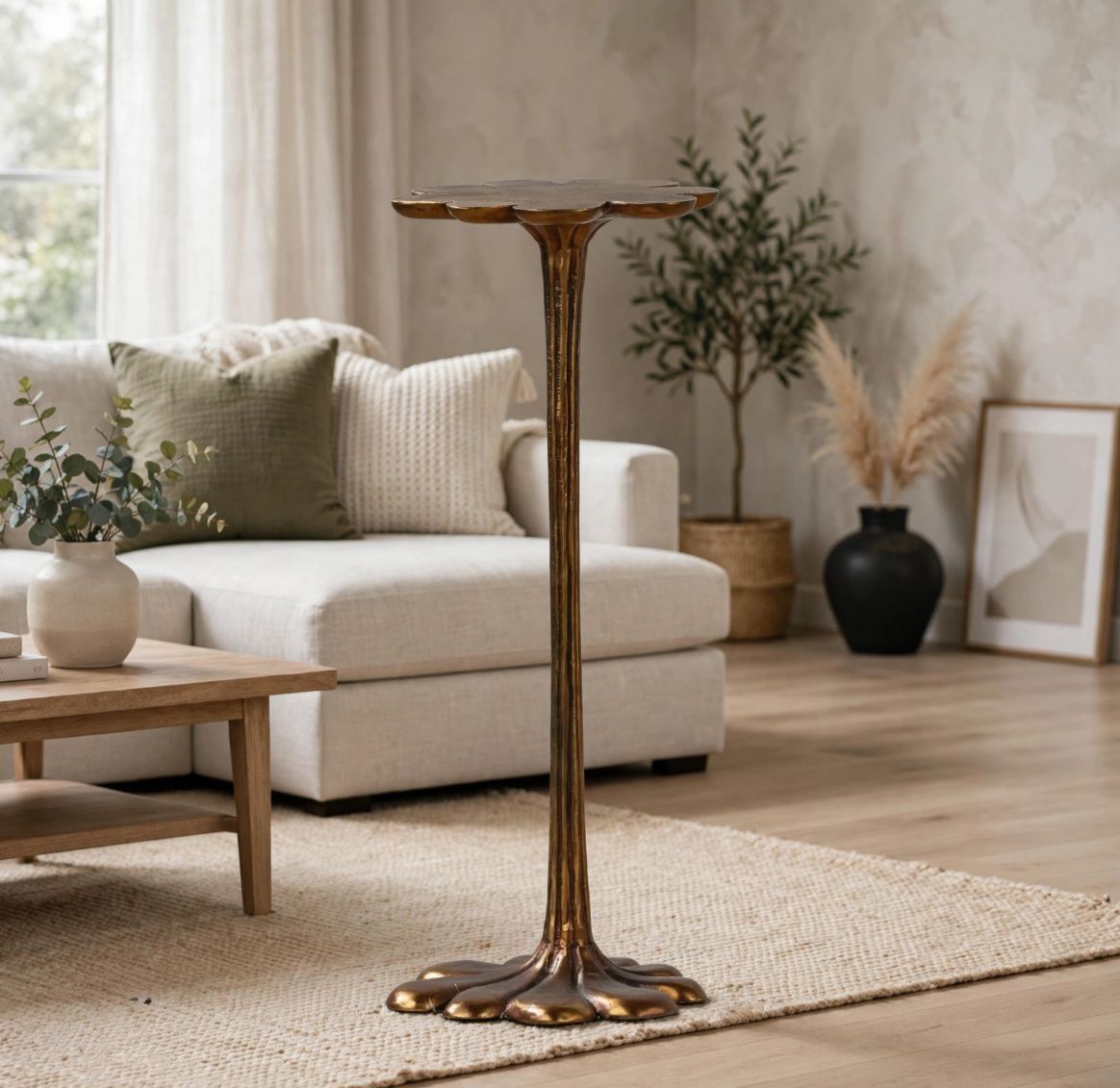 Bloom Gold Side Table