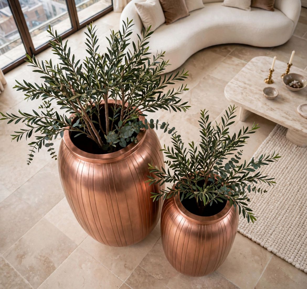 AURUM Luxury copper pot planter