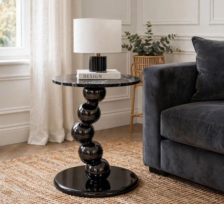 BUBBLE Black Side Table