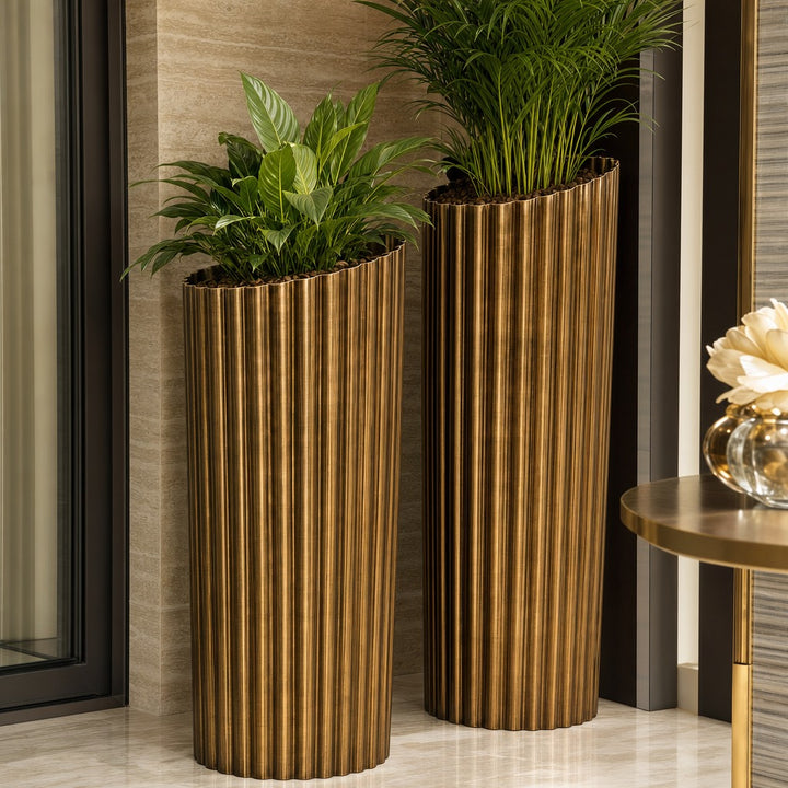 Scallop Luxury  Planter Set of 2