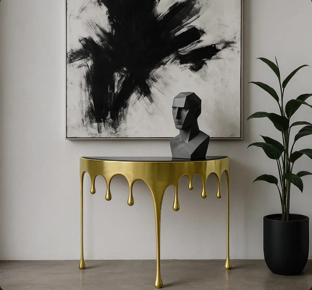 Capri Sofa Drip  Console Table