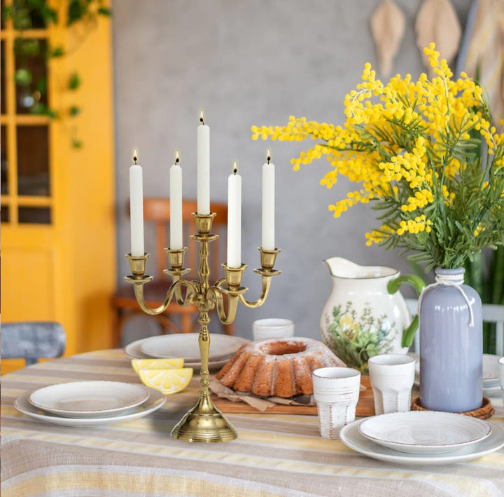 Hampton  Metal Tabletop Candelabra