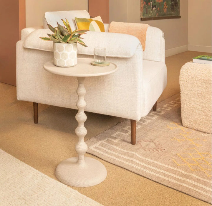 Eden Hammered Metal Side Table