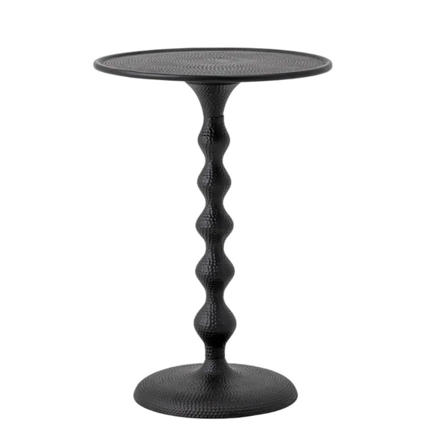 Emara  Hammered Metal Side Table
