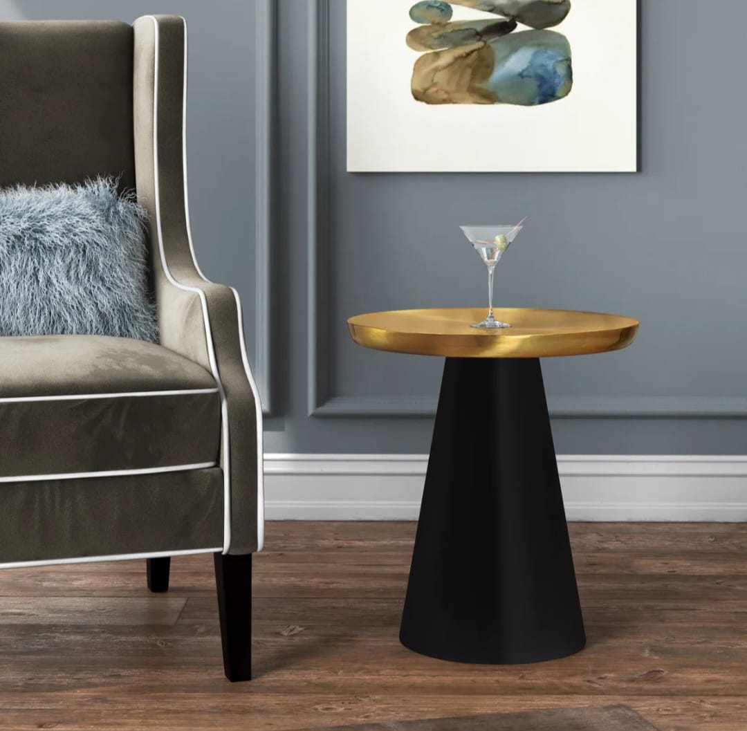 Sara Iron Top End Table