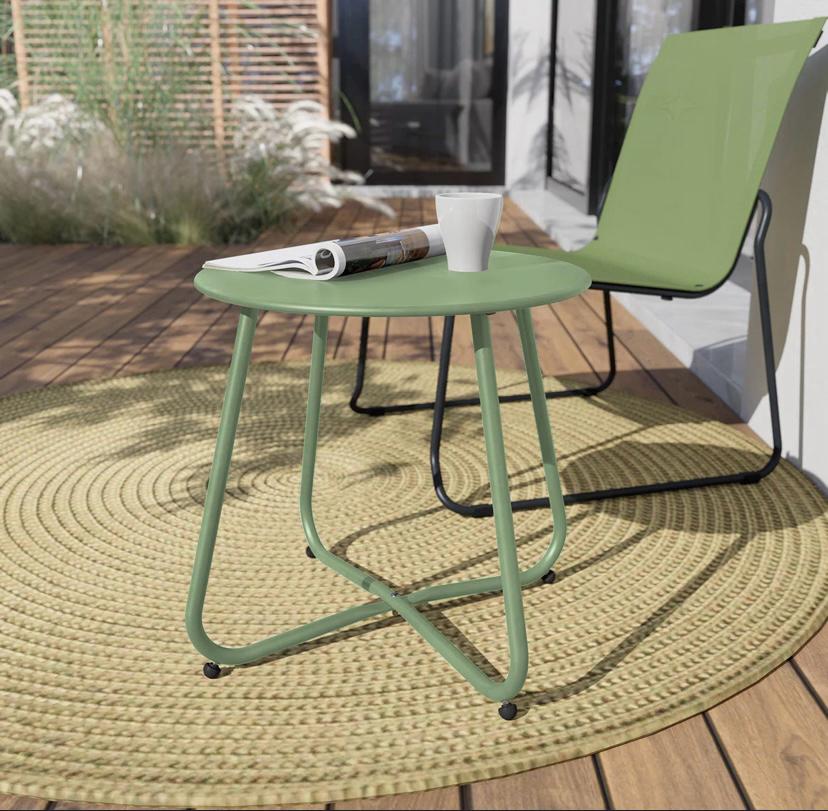 Evros Round Outdoor Side Table