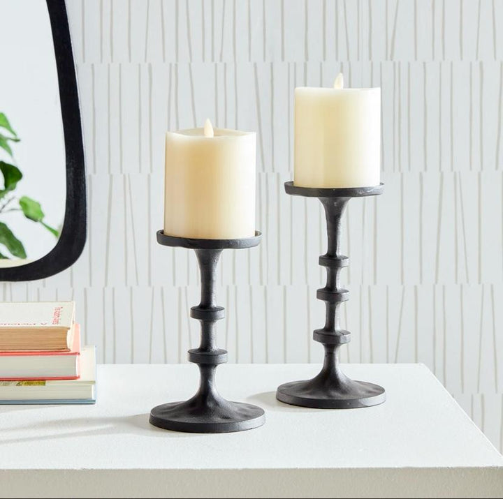 Flora candle holder set of 2