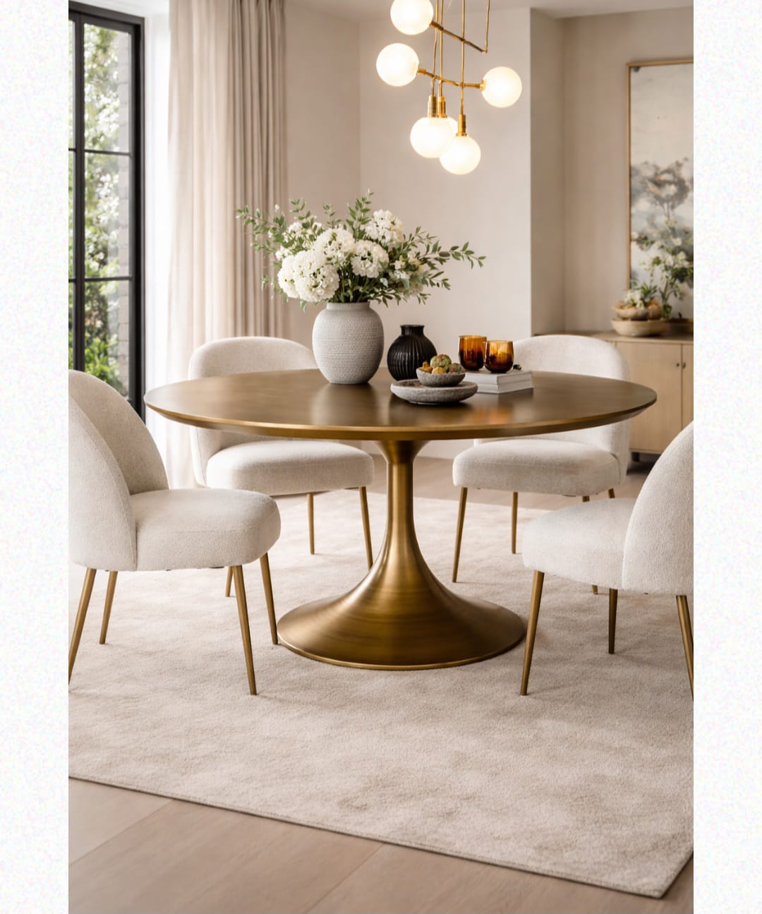 SOLARO ROUND DINING TABLE