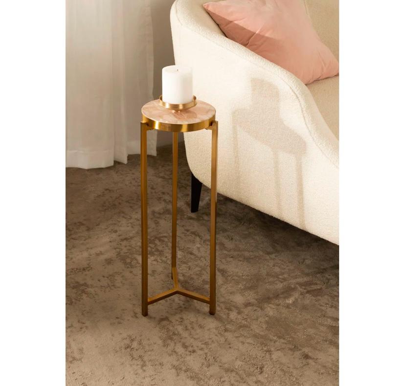 Vare Round metal drink table