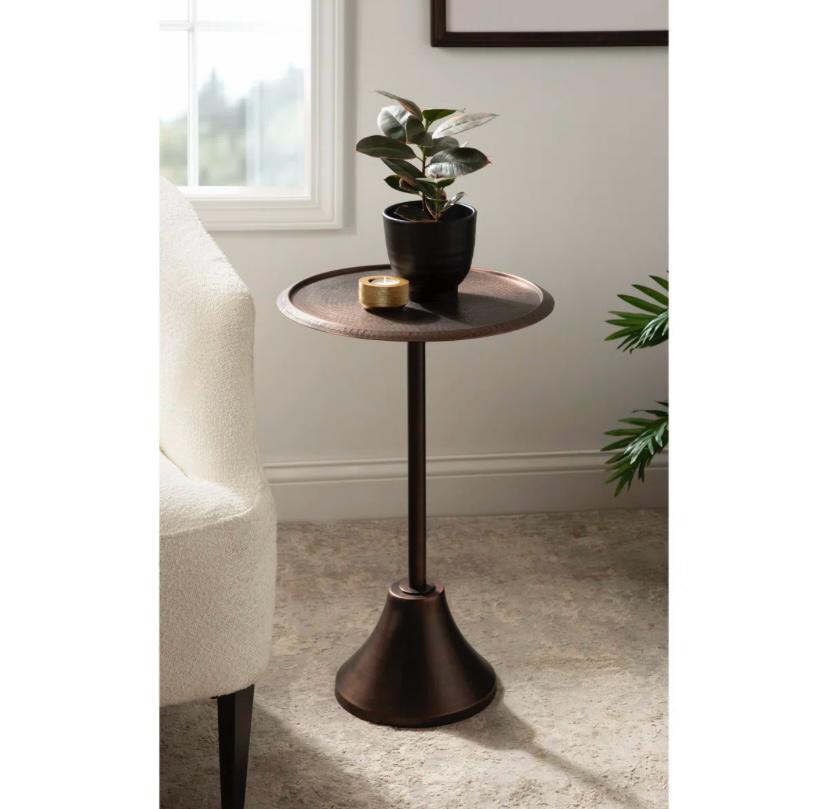 Alex Iron Top End Table
