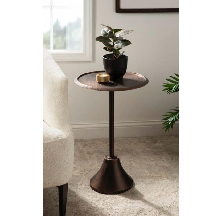 Alex Iron Top End Table
