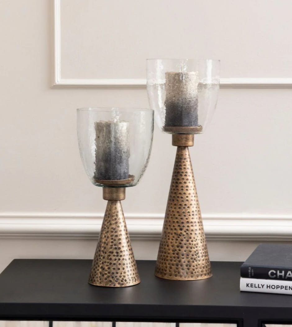 Marko Gold candle holder Set of 2