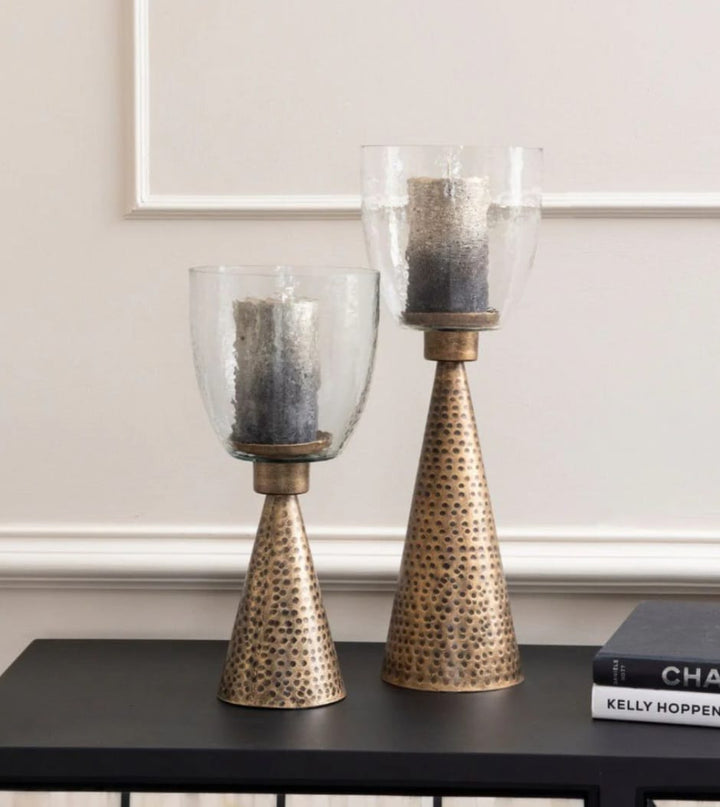 Marko Gold candle holder Set of 2