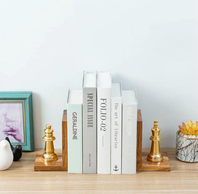 Mora  Chess Decorative Bookends set of 2