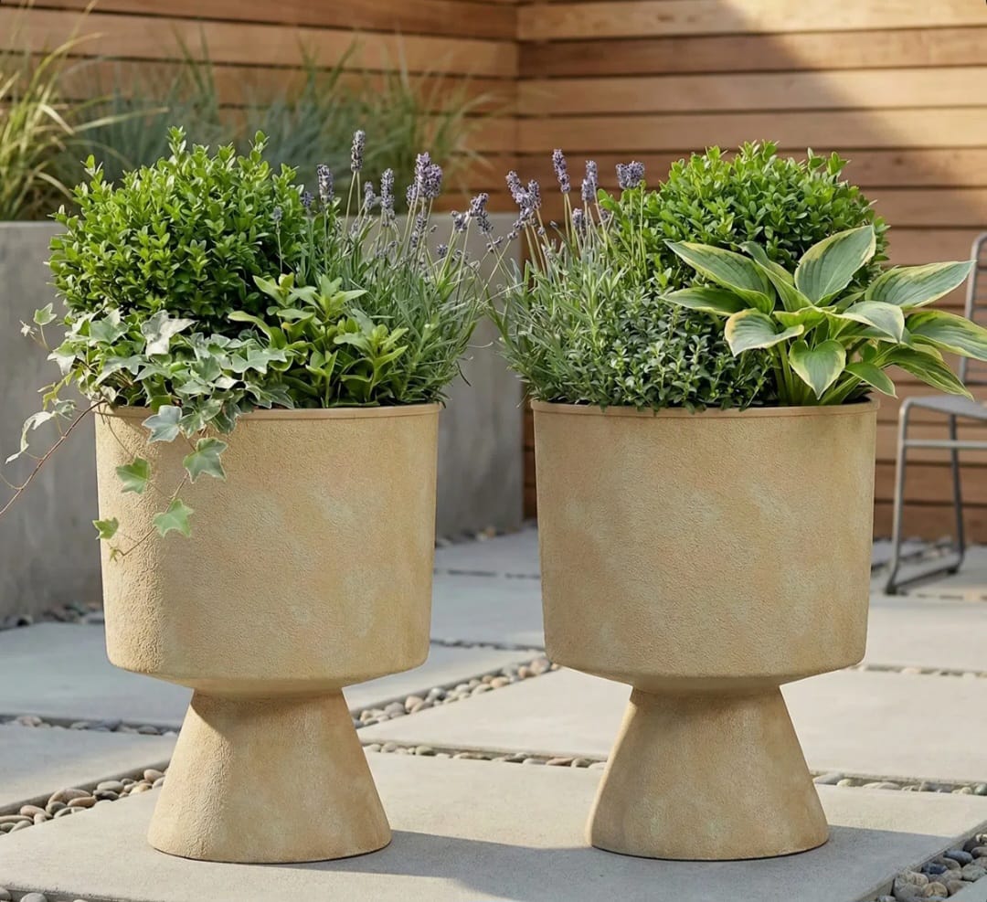 Lumi planter Modern set of 2