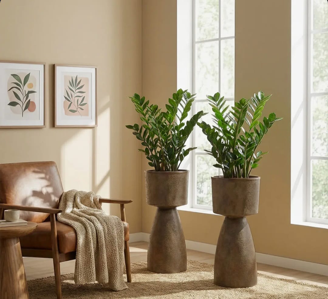 Samara Luxury Metal  Planter set of 2