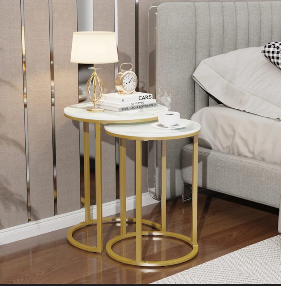 Lasa  Round   Nesting   Table   Set   of   2