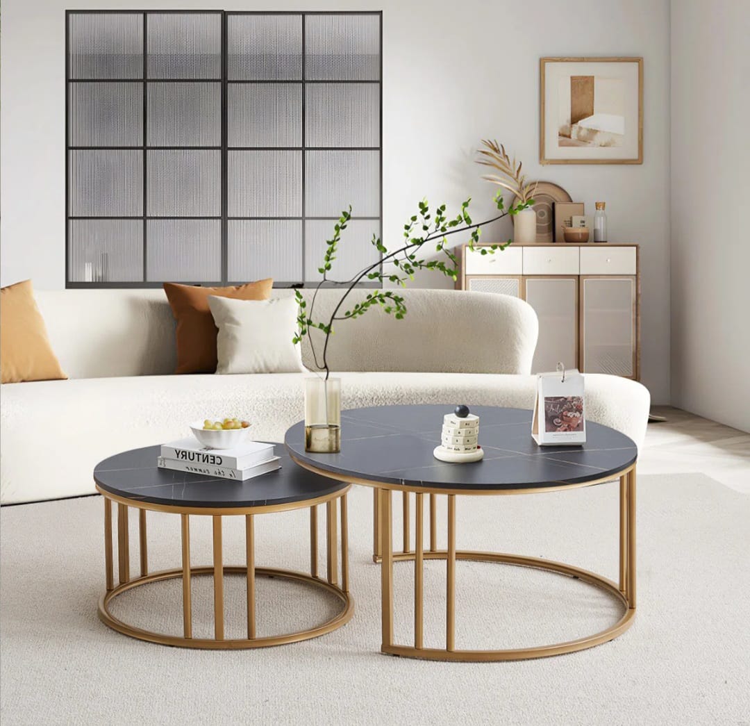 Roxa nesting coffe table set of 2