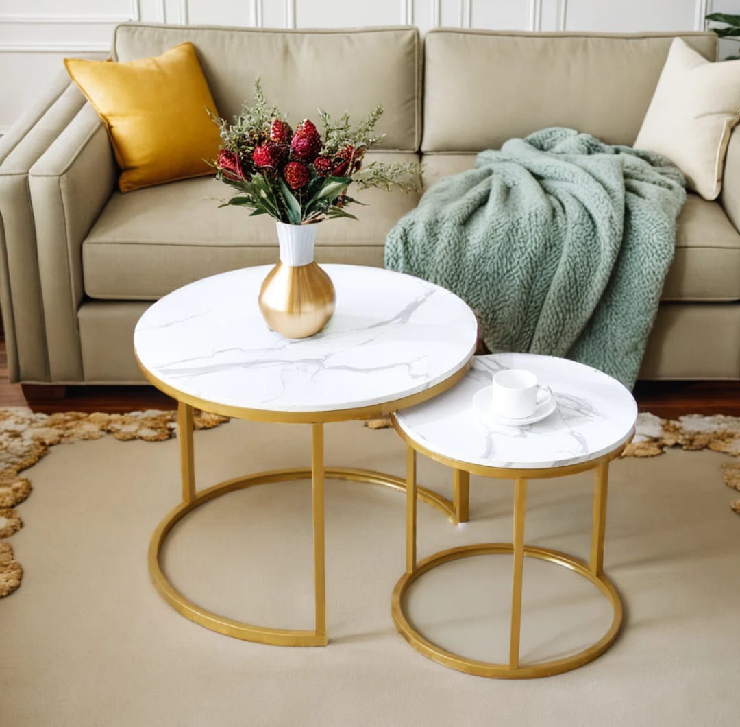 Hadee Round Nesting Coffee Table