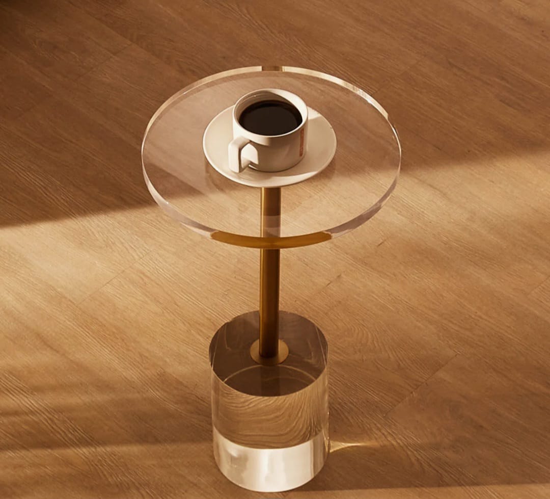Radee  acralic side table