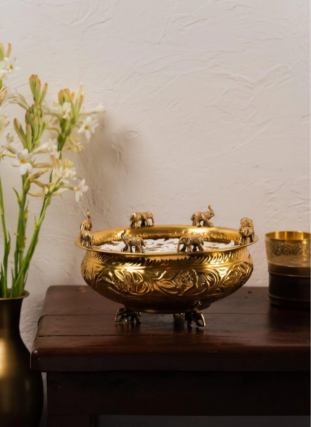 Swarna Design Embossed Elephant urli