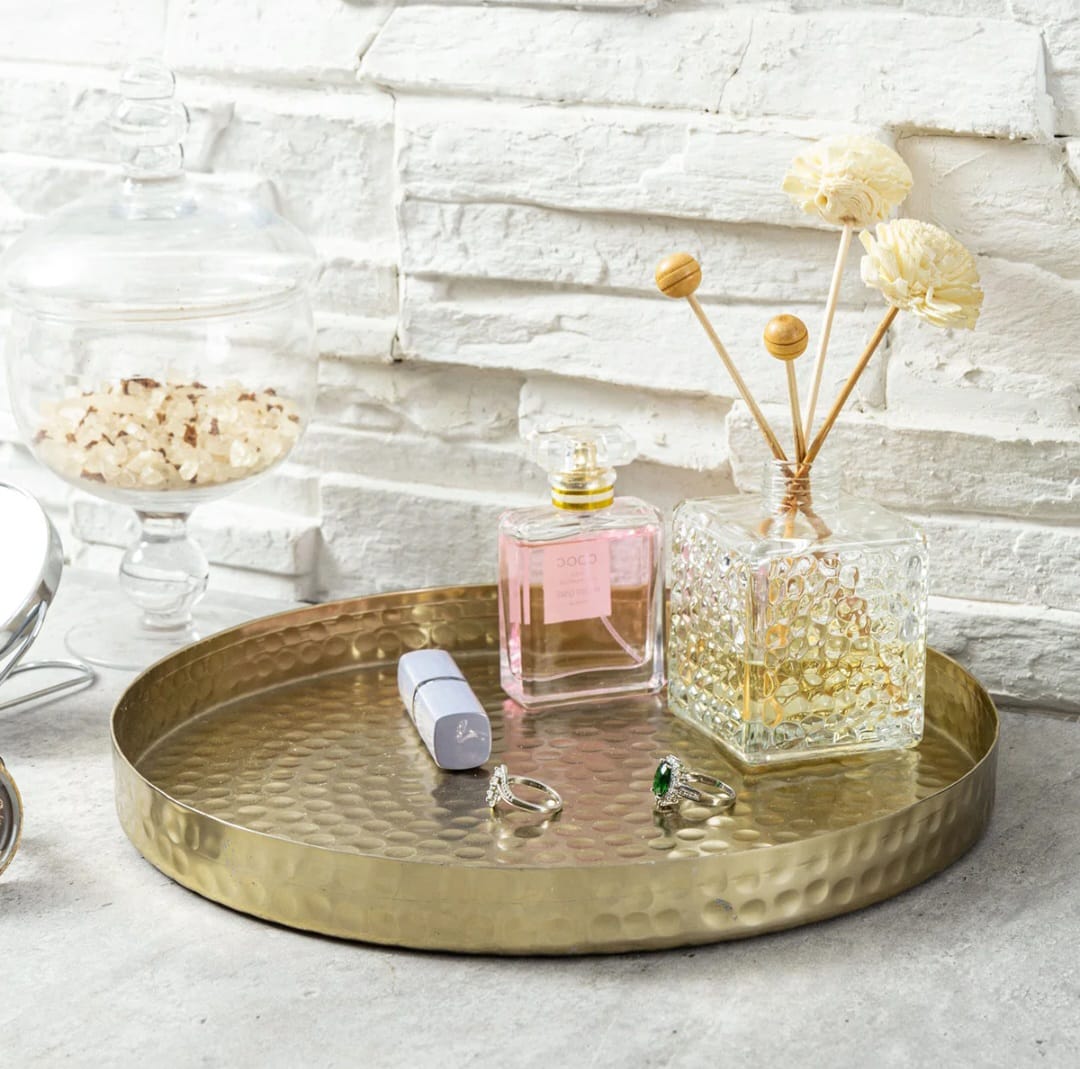 Duning hammered tray