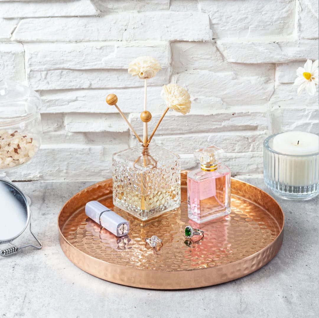 Sova stuning hammered tray